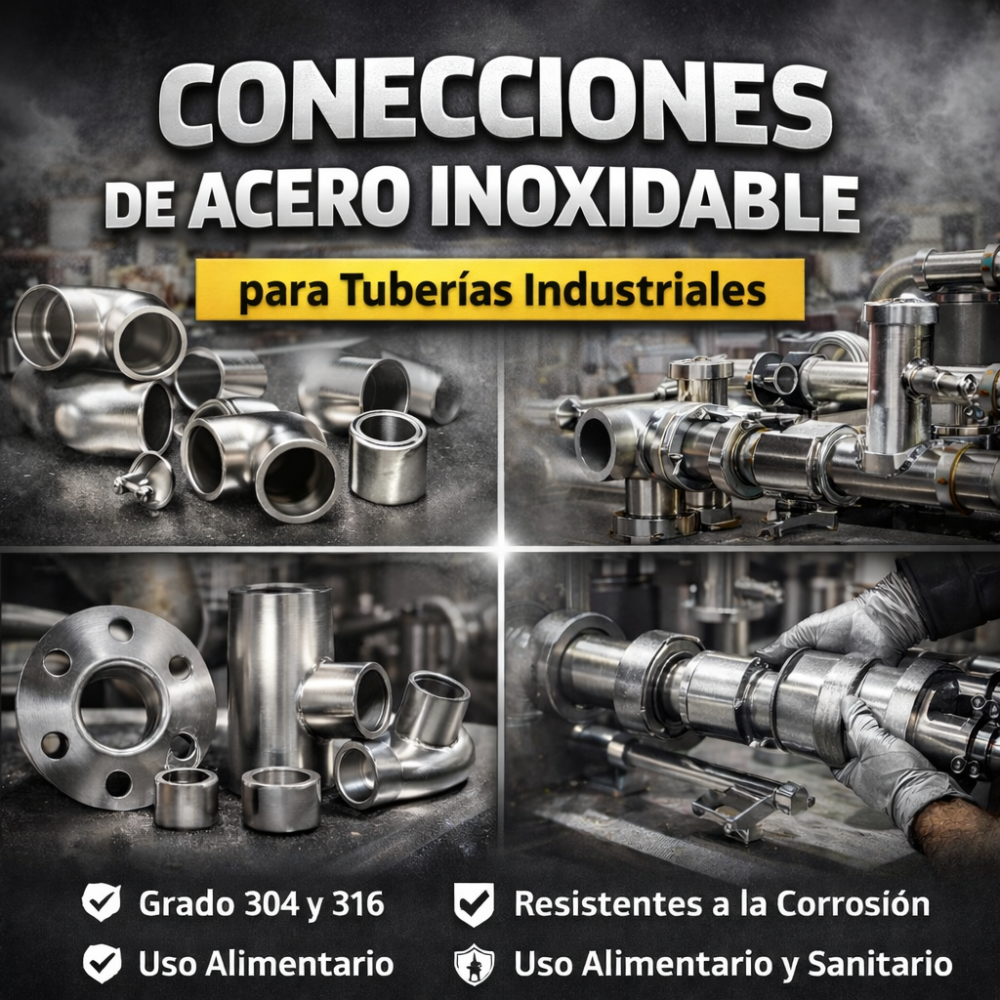 Conexiones de acero inoxidable