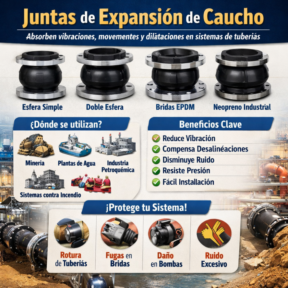 Juntas de Expansión Caucho