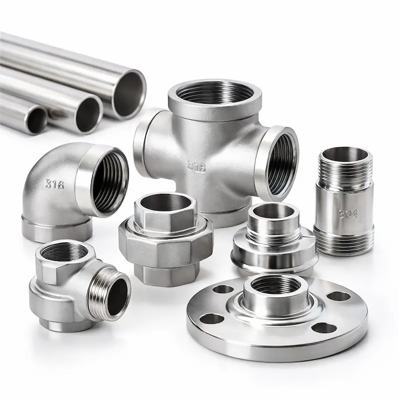 Conexiones de acero inoxidable